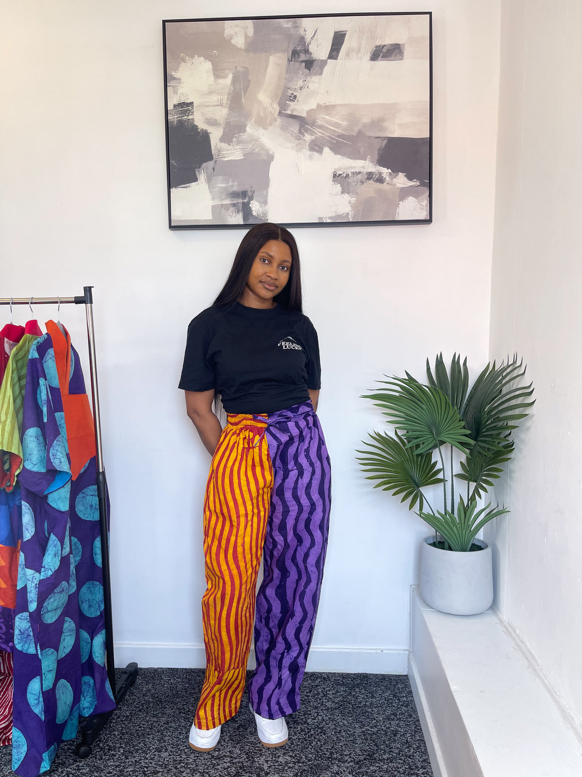 Mix match Adire Pants