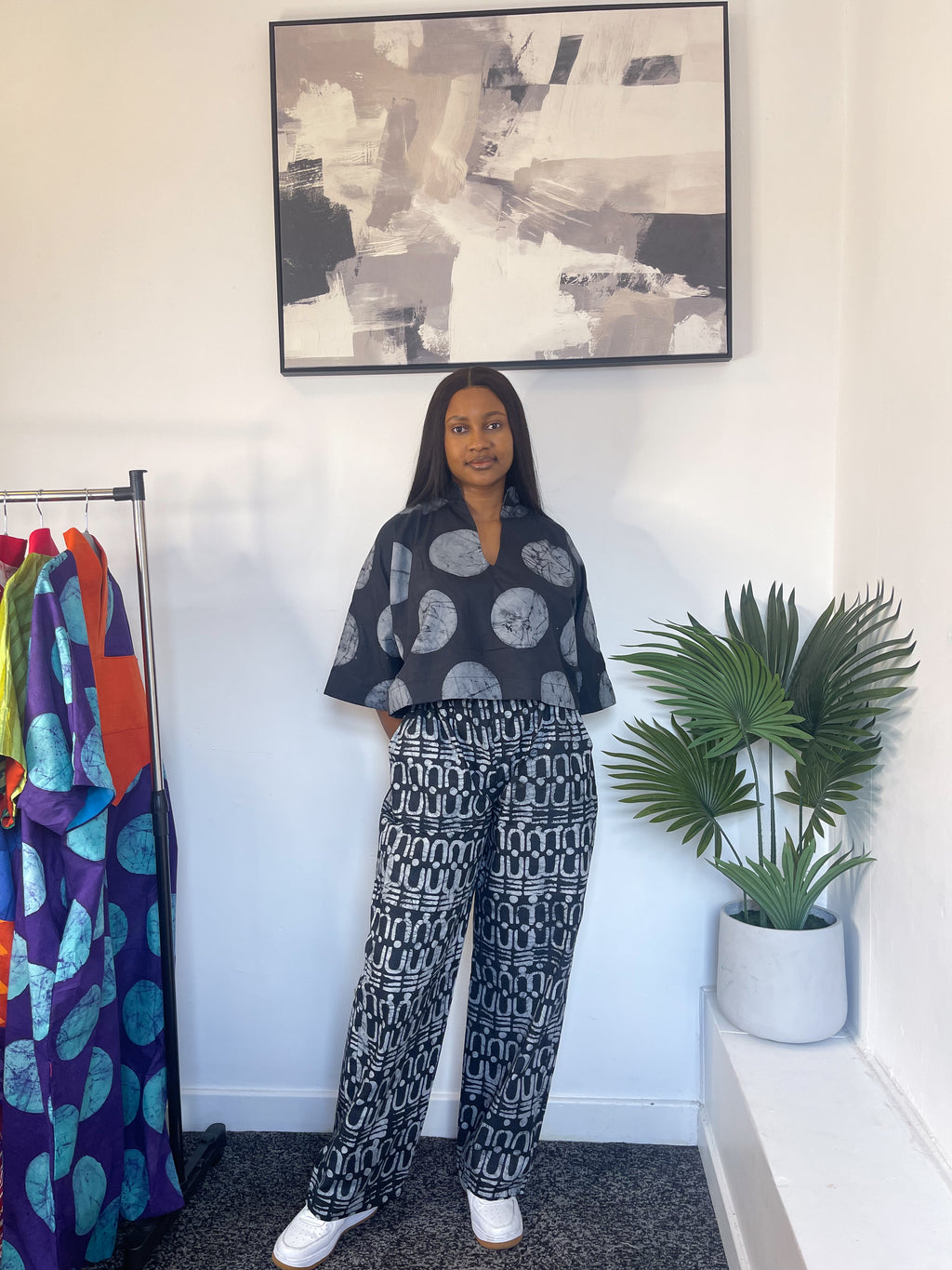 Monochrome Two Piece Set