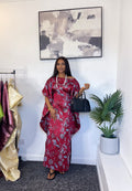 IFEDAYO BUBU RED & SILVER